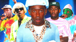 Tyler The Creator Collage Aesthetic Wallpaper