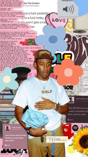 Tyler The Creator Collage Aesthetic Wallpaper