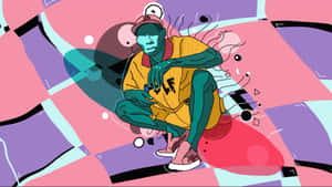 Tyler The Creator Vibrant Artwork Wallpaper