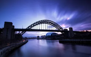 Tyne Bridge Dusk Newcastle Wallpaper
