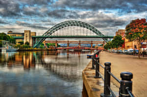 Tyne Bridge Newcastle Waterfront Wallpaper