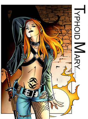 Typhoid Mary: Infamous Asymptomatic Carrier Wallpaper