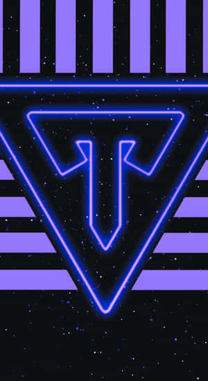 Typical Gamer Neon Logo Wallpaper