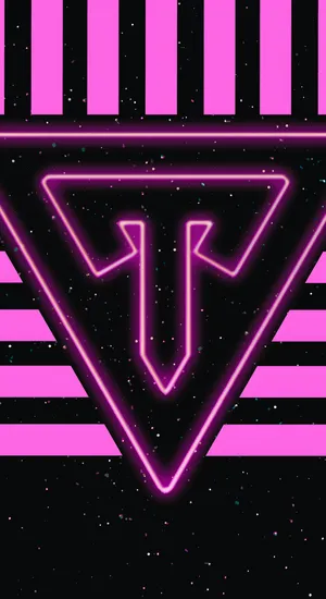 Typical Gamer Neon Logo Wallpaper