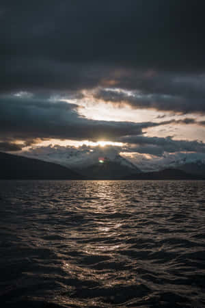 Typical Sandy Beachfront Of The Black Sea Wallpaper