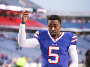 Tyrod Taylor Buffalo Bills Quarterback Wallpaper