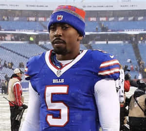 Tyrod Taylor Buffalo Bills Quarterback Wallpaper