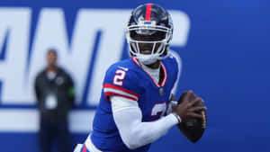 Tyrod Taylor Quarterback Action Shot Wallpaper
