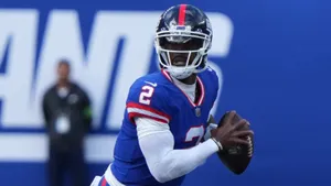 Tyrod Taylor Quarterback Action Shot Wallpaper