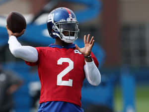 Tyrod Taylor Quarterback Practice Session Wallpaper