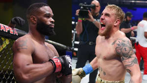 Tyron Woodley Against Jake Paul Wallpaper