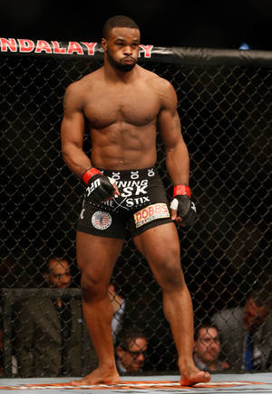 Tyron Woodley Inside The Octagon Wallpaper