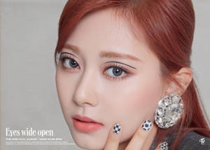 Tzuyu Eyes Wide Open Wallpaper