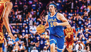 U C L A Basketball Player Action Shot Wallpaper