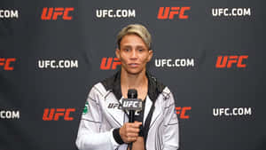 U F C Fighter Amanda Lemos Interview Wallpaper