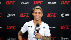 U F C Fighter Amanda Lemos Interview Wallpaper