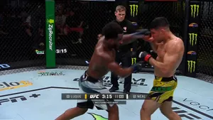 U F C Welterweight Bout Action Wallpaper