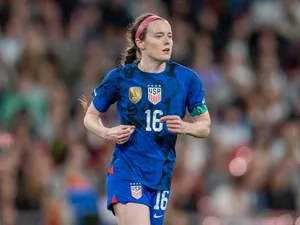 U S A Soccer Player Action Shot Wallpaper