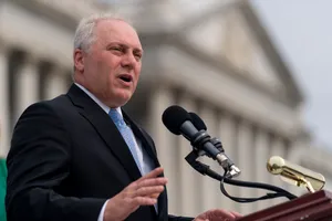 U.s. Representative Steve Scalise Speaking To The Media Wallpaper