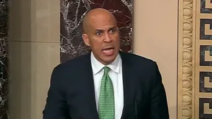 U.s Senator Cory Booker In Green Tie Wallpaper