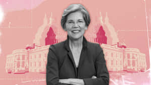 U.s. Senator Elizabeth Warren At The Capitol Building Wallpaper