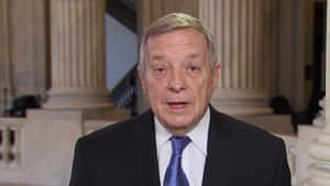 U.s. Senator Richard Durbin In Formal Attire Wallpaper