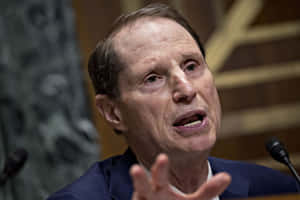 U.s. Senator Ron Wyden In Mid-discussion Wallpaper