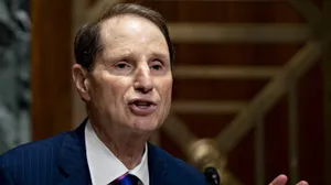 U.s. Senator Ron Wyden Speaking At An Event Wallpaper