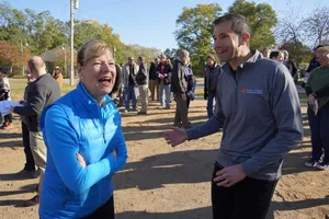 U.s. Senator Tammy Baldwin At A Site Tour. Wallpaper