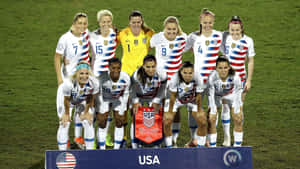 U S Womens Soccer Team Group Photo Wallpaper