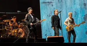 U2 Band Performing Live Concert Wallpaper