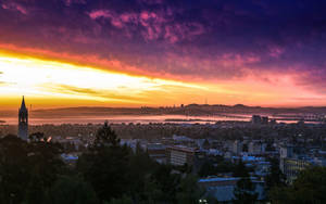 Ucb Campus During Dusk Wallpaper