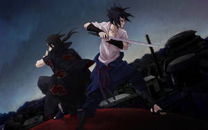 Uchiha Brothers As Allies Wallpaper