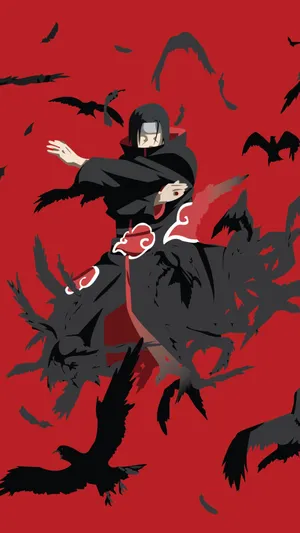 Uchiha Itachi Minimal Anime Wallpaper