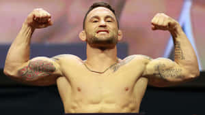 Ufc Champion Frankie Edgar In Action Wallpaper