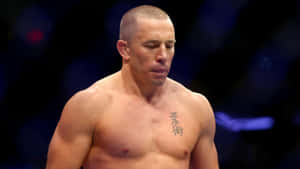 Ufc Fighter Georges St-pierre Wallpaper