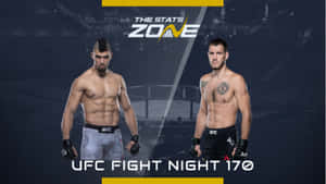 Ufc Fighters Nikita Krylov And Johnny Walker During Pre-fight Faceoff Wallpaper