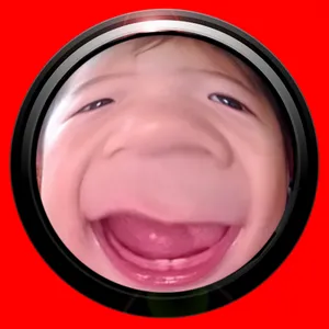 Ugly Baby Funny Fisheye Wallpaper