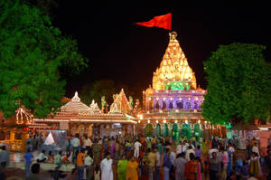 Ujjain Mahakal Temple Evening Wallpaper