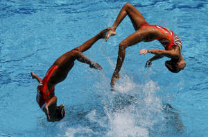 Ukrainian Synchronized Swimming Team Wallpaper