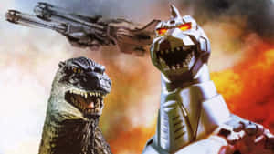 Ultimate Battle: Godzilla Vs Mechagodzilla Wallpaper