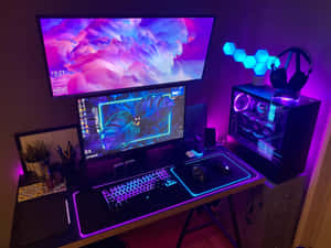 Ultimate Gaming Pc Setup Wallpaper