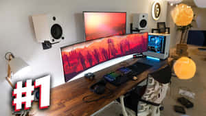 Ultimate Gaming Setup Ranking Number One Wallpaper