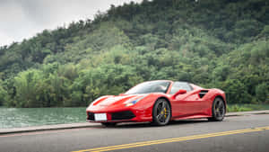 Ultimate Luxury - Ferrari 488 Spider Wallpaper