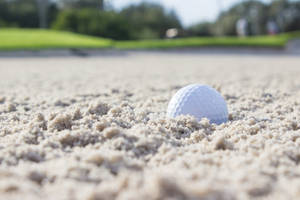 Ultra Hd Golf Ball Sand Wallpaper