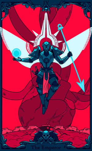 Ultrakill The Emperor Tarot Card Wallpaper