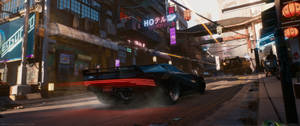 Ultrawide Cyberpunk Furious Car Wallpaper