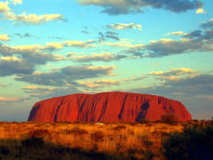 Uluru Turquoise Sky Wallpaper