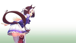 Uma Musume Pretty Derby Back View Wallpaper