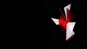 Umbrella Corporation Logoon Black Background Wallpaper